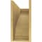 Ekena Millwork 9"W x 27"D x 18"H Classic Helena Rough Cedar Woodgrain TimberThane Corbel, Primed Tan CORUR09X27X18HELRCPR - alternate 6